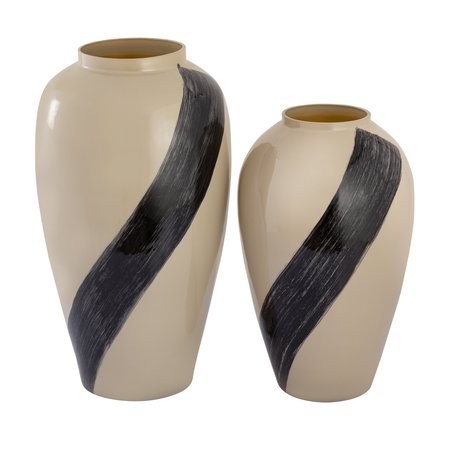 Elk Signature Brushstroke Vase, Large Cream H0897-10974